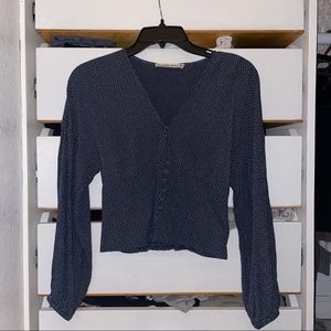 Abercrombie long sleeve blouse